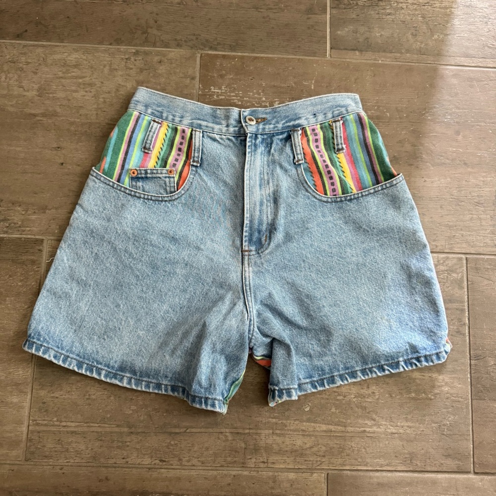 Steel Denim Women's Colorful Shorts